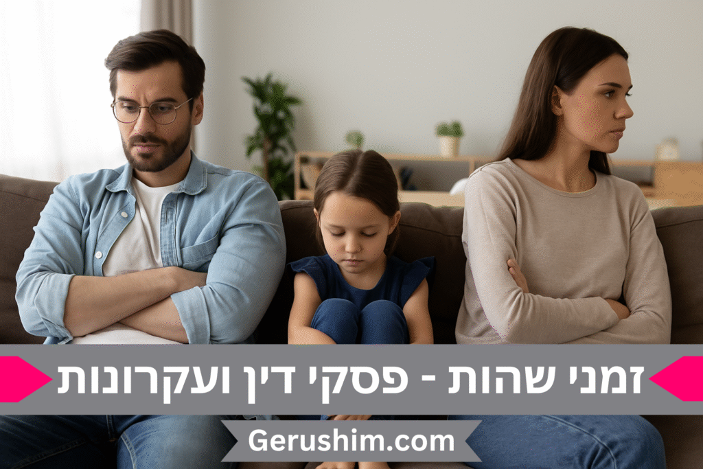זמני שהות - פסקי דין ועקרונות
