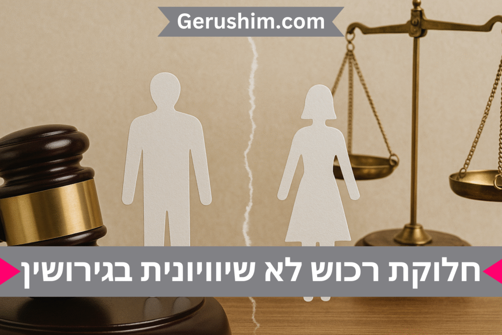 חלוקת רכוש לא שוויונית בגירושין