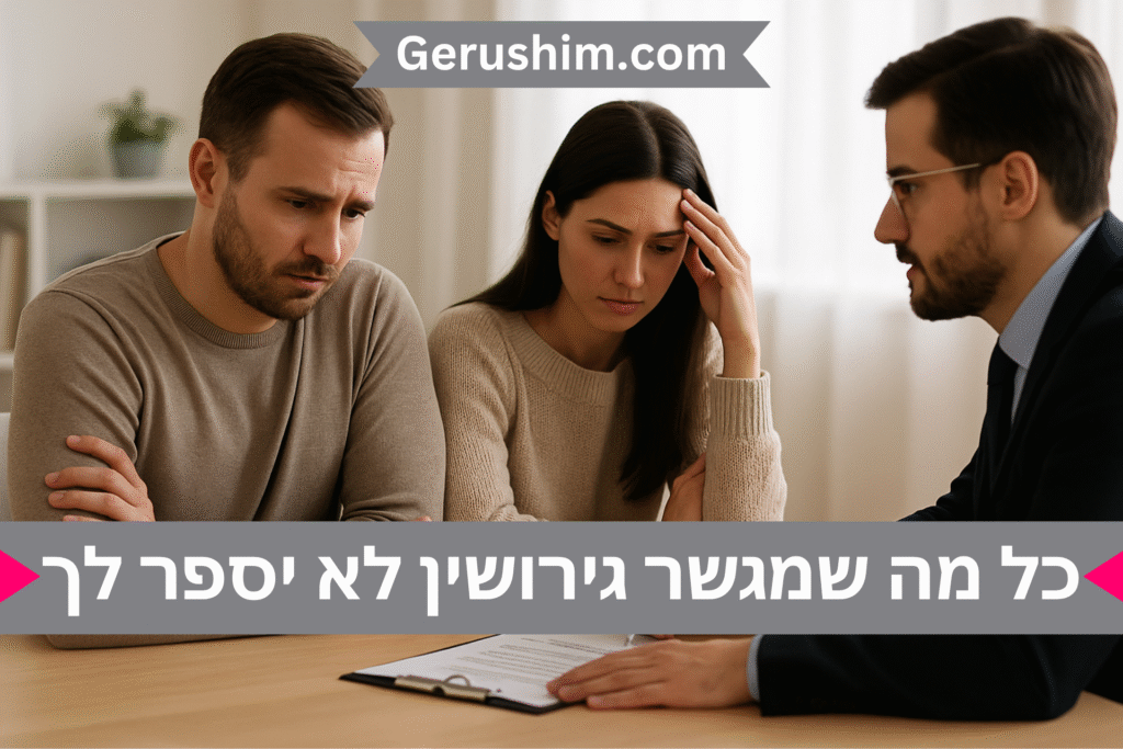 גישור גירושין - כל מה שמגשר גירושין לא יספר לך