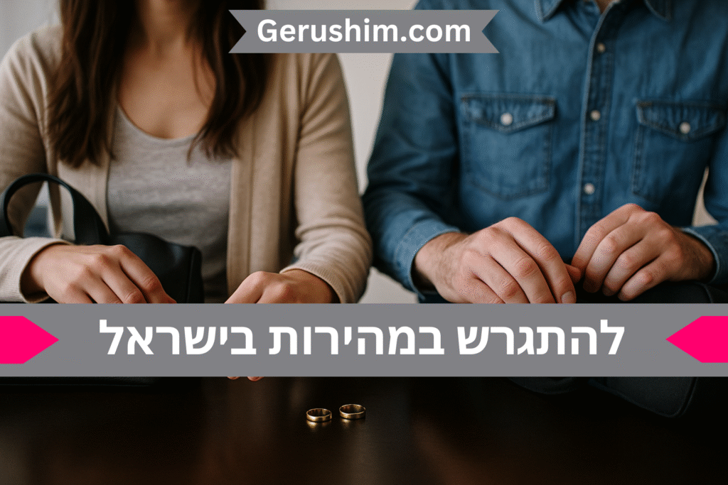 להתגרש במהירות בישראל