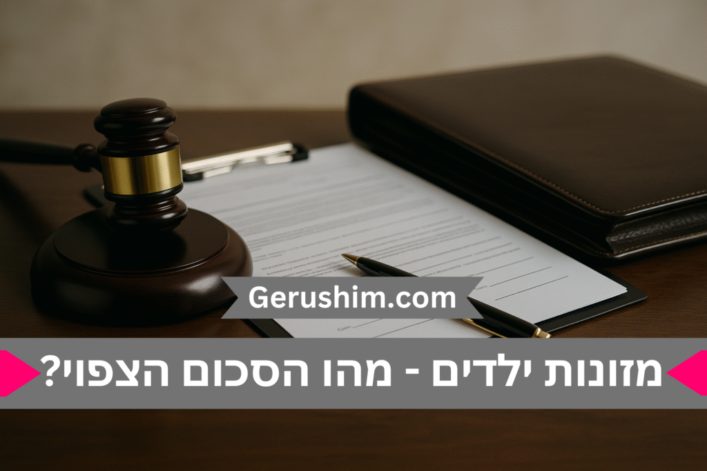 מזונות ילדים - מה הסכום הצפוי?