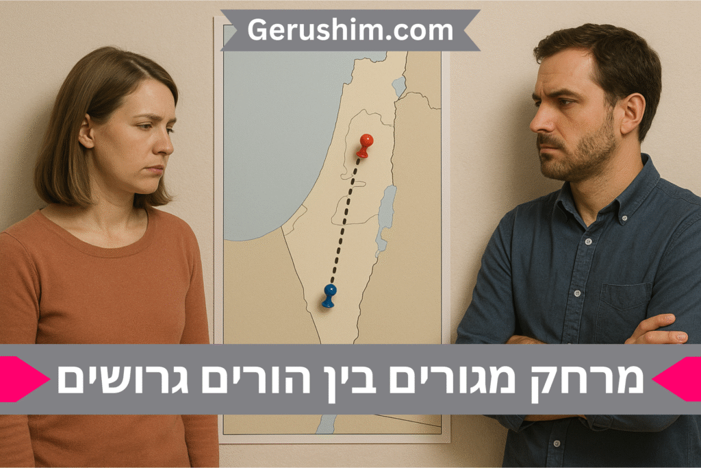 מרחק מגורים בין הורים גרושים