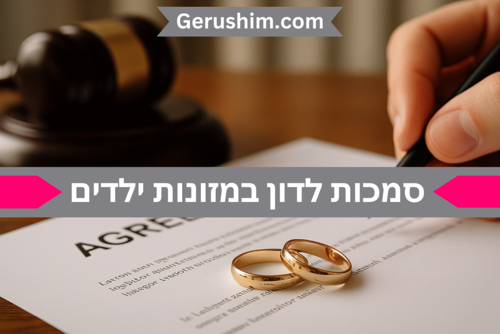 סמכות לדון במזונות ילדים