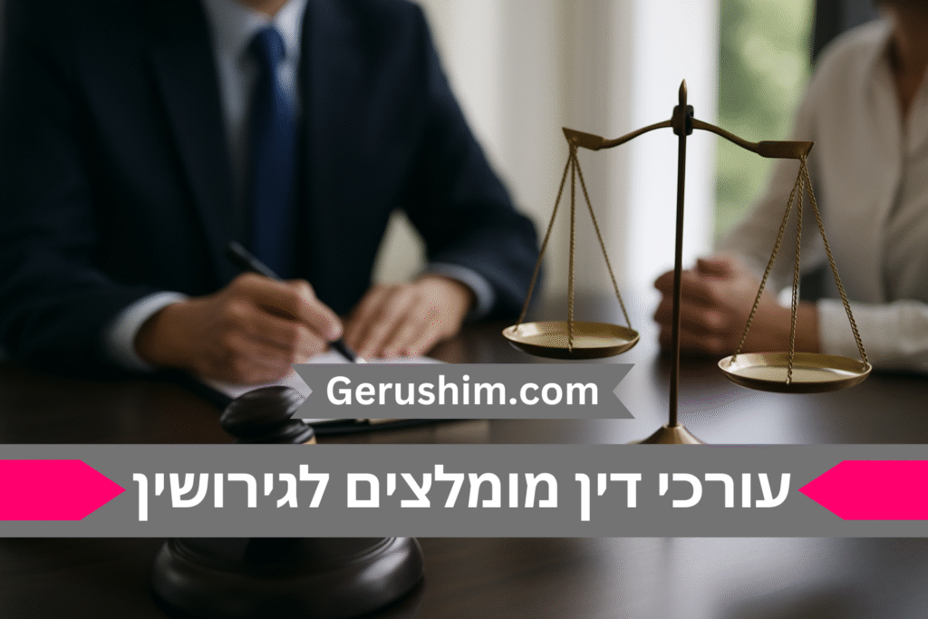 עורכי דין מומלצים לגירושין