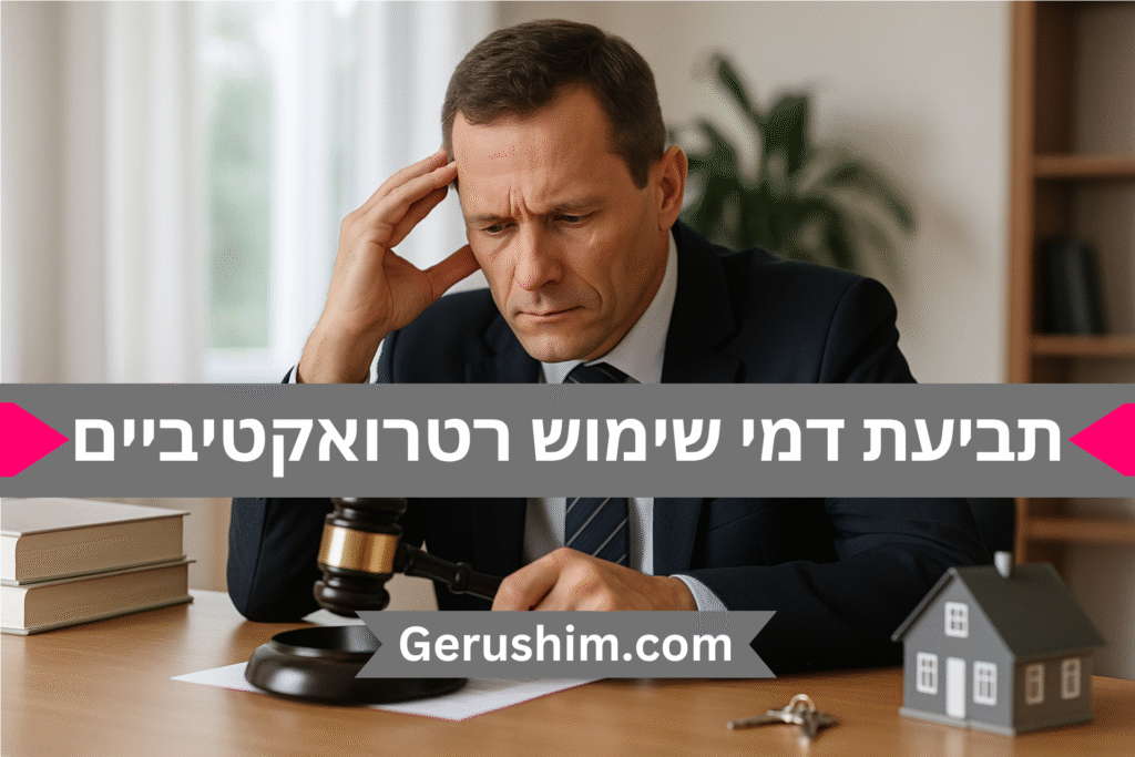 תביעת דמי שימוש רטרואקטיביים