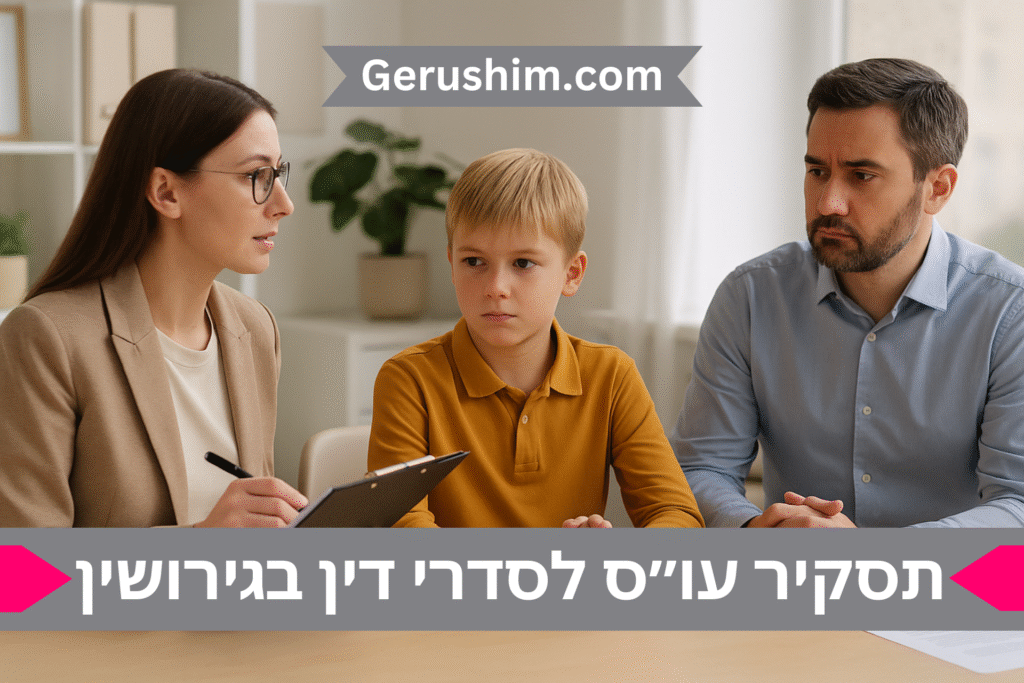 תסקיר עו״ס לסדרי דין בגירושין