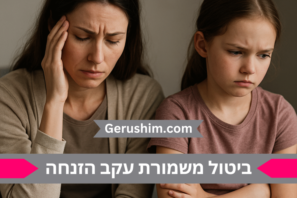 ביטול משמורת עקב הזנחה