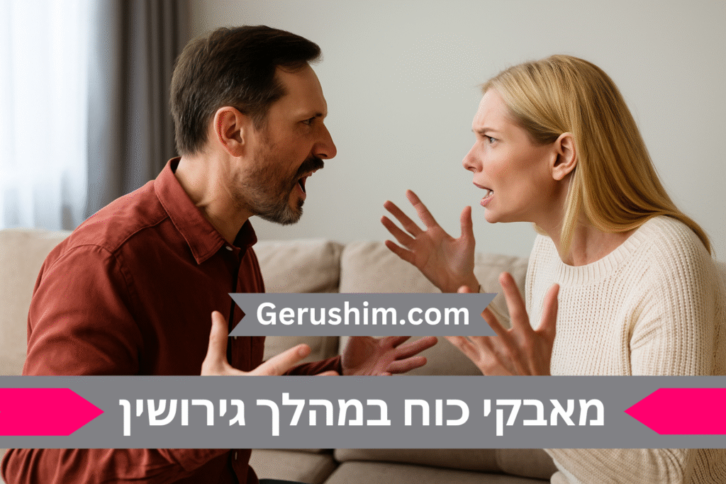 מאבקי כוח במהלך גירושין
