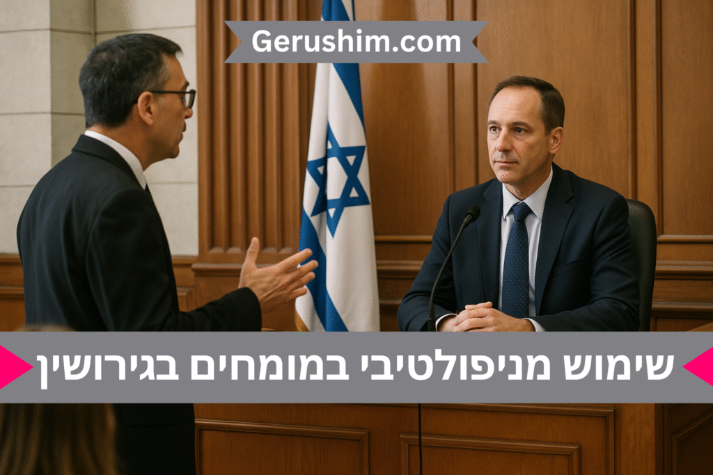 שימוש מניפולטיבי במומחים בגירושין