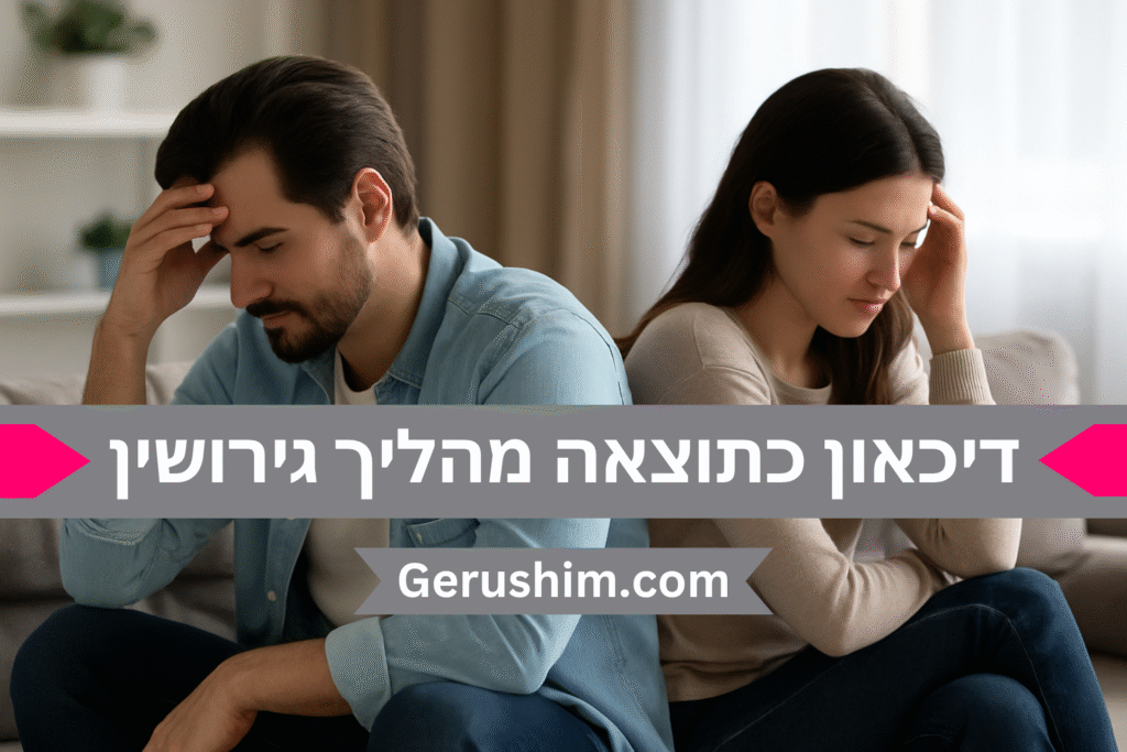 דיכאון כתוצאה מהליך גירושין