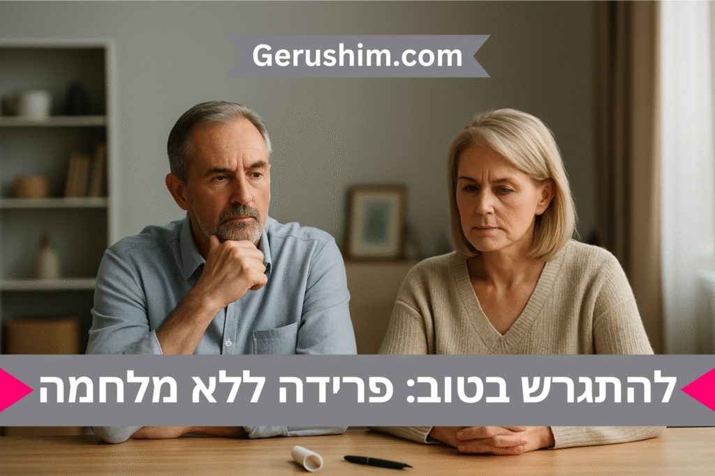 להתגרש בטוב: פרידה ללא מלחמה