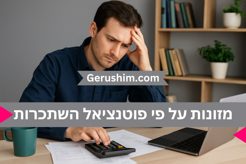 מזונות על פי פוטנציאל השתכרות