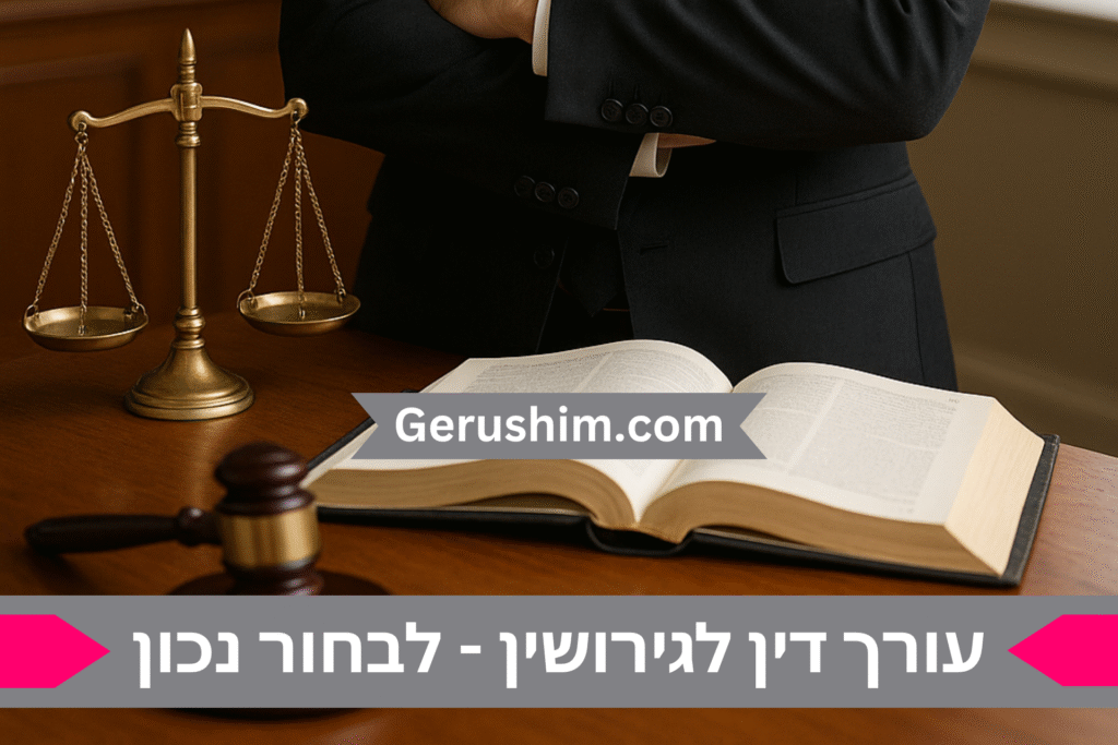 עורך דין לגירושין - לבחור נכון