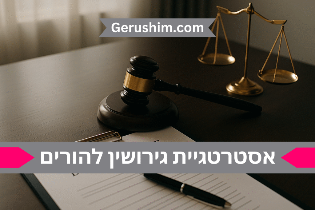 אסטרטגיית גירושין להורים