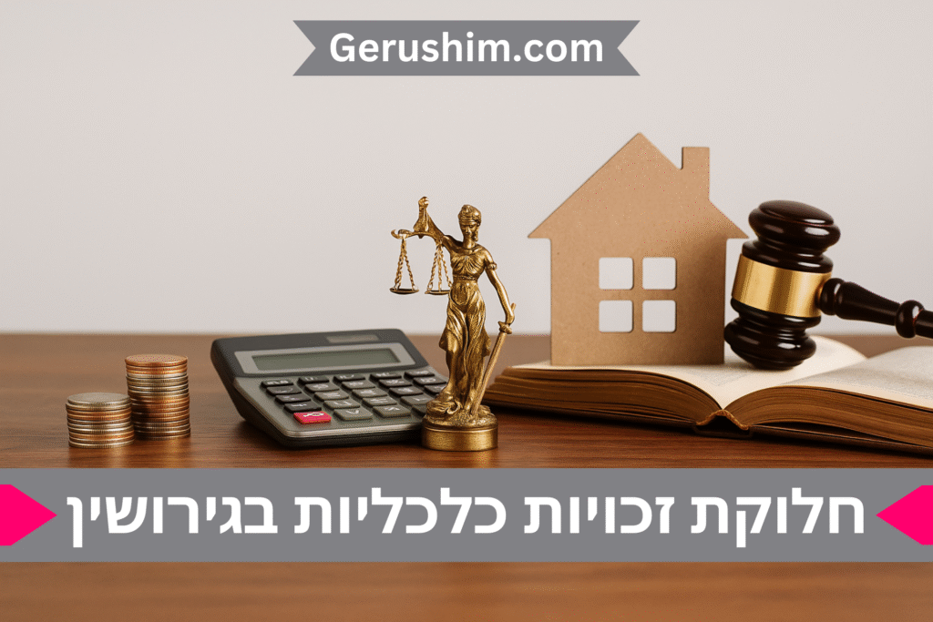 חלוקת זכויות כלכליות בגירושין