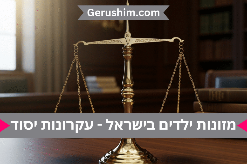 מזונות ילדים בישראל - עקרונות יסוד