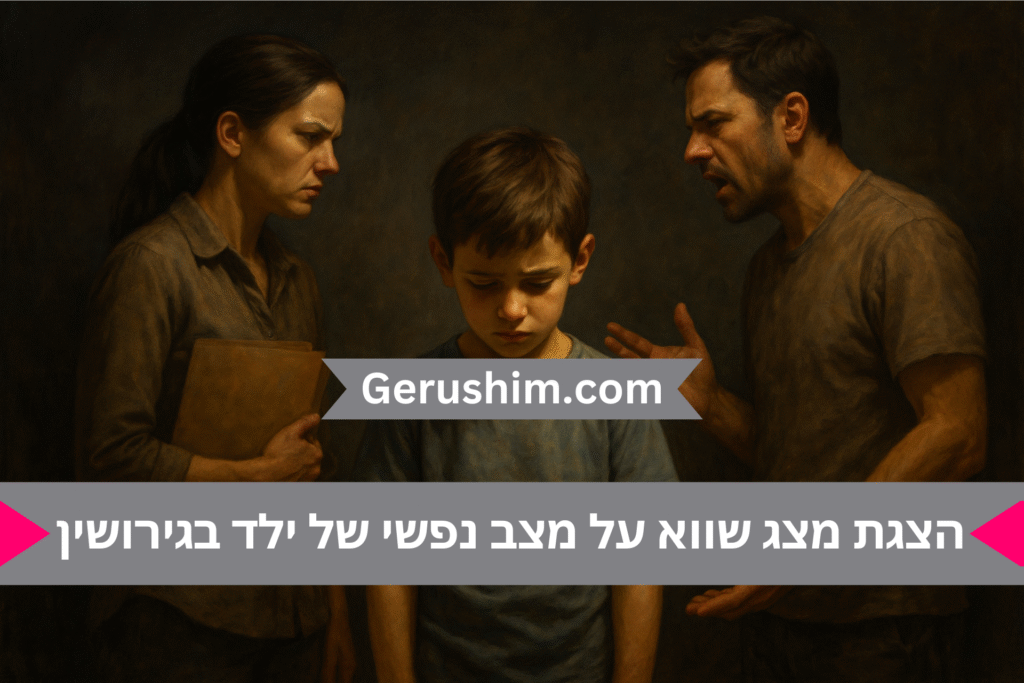 הצגת מצג שווא על מצב נפשי של ילד בגירושין