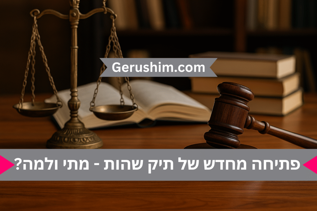 פתיחה מחדש של תיק שהות - מתי ולמה?