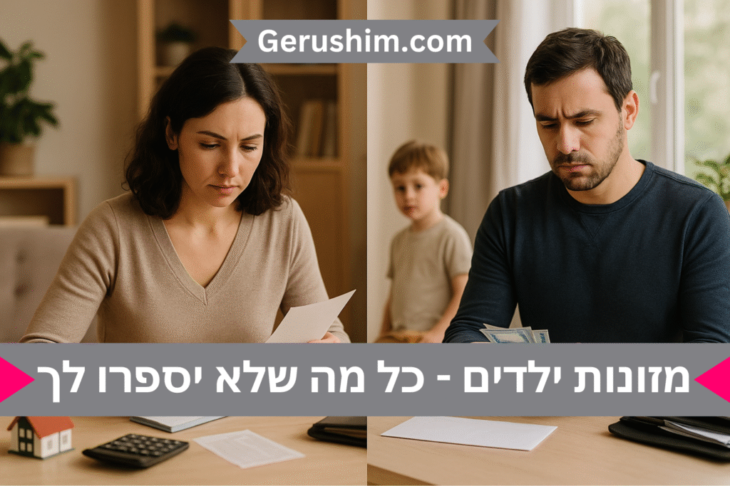 מזונות ילדים - כל מה שלא יספרו לך