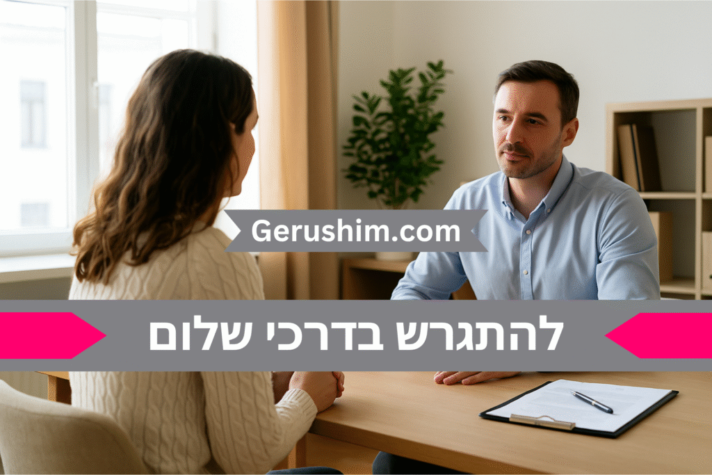 גירושים בטוב: גירושין בדרכי שלום