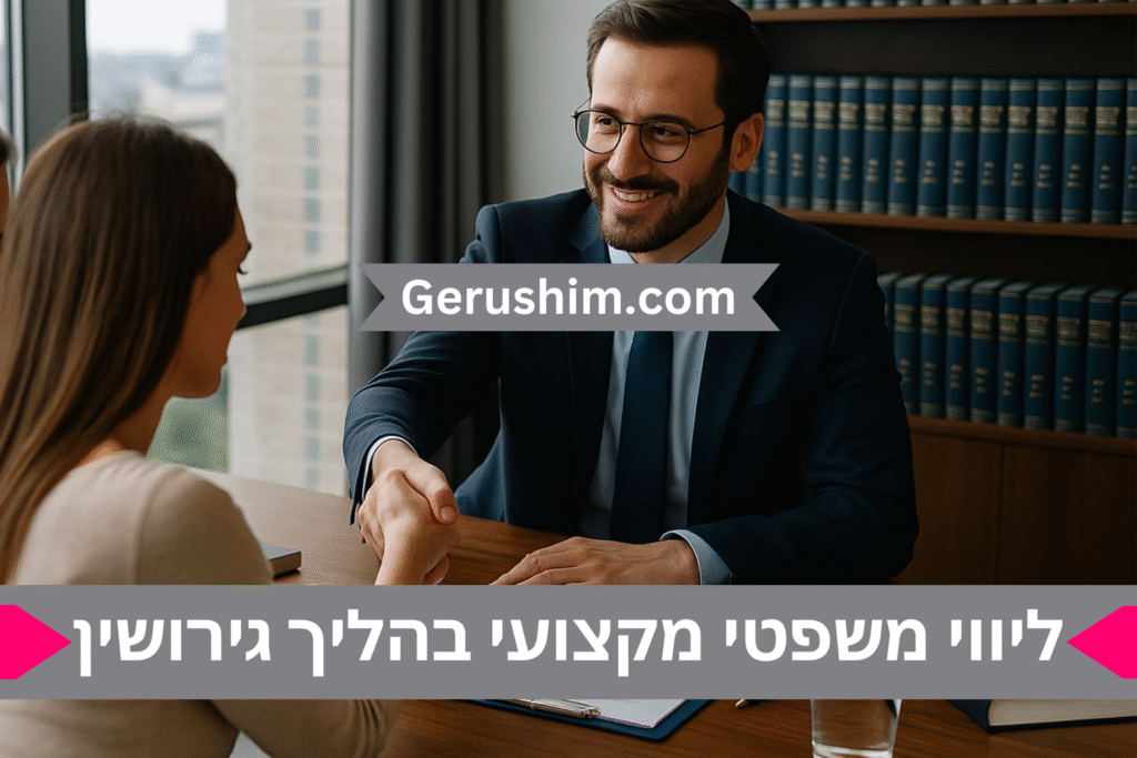ליווי משפטי מקצועי בתהליך גירושין