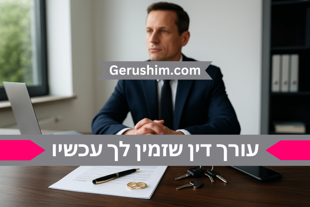 עורך דין גירושין זמין עכשיו