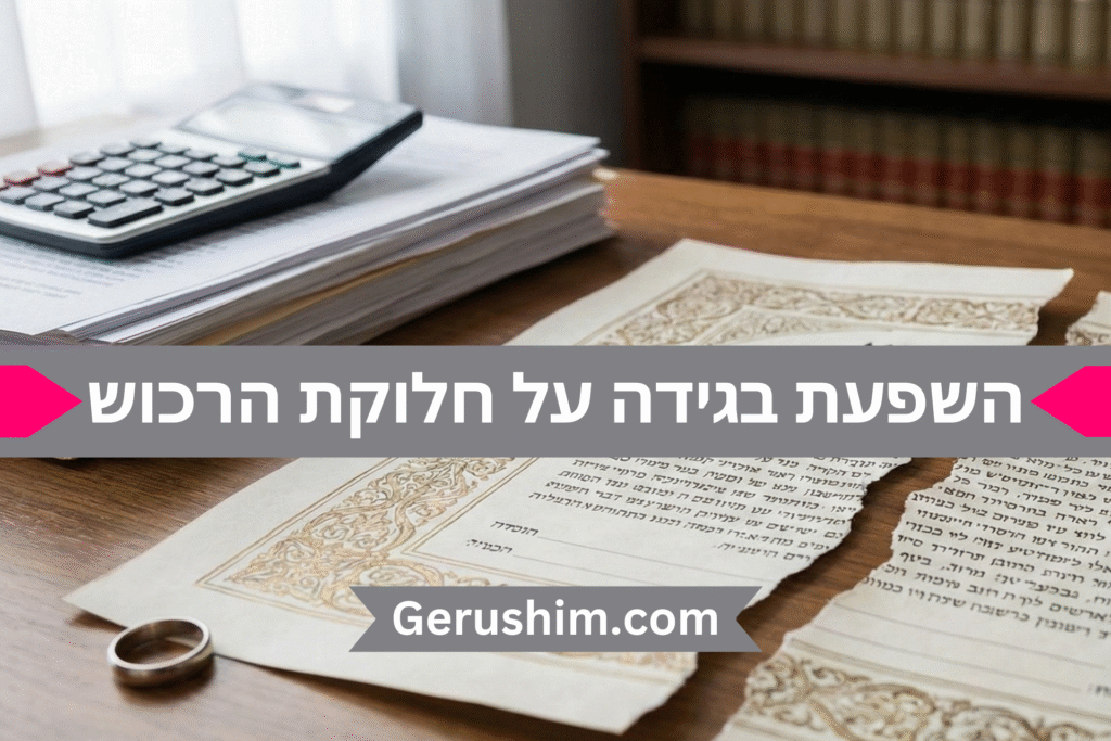 השפעת בגידה על חלוקת רכוש