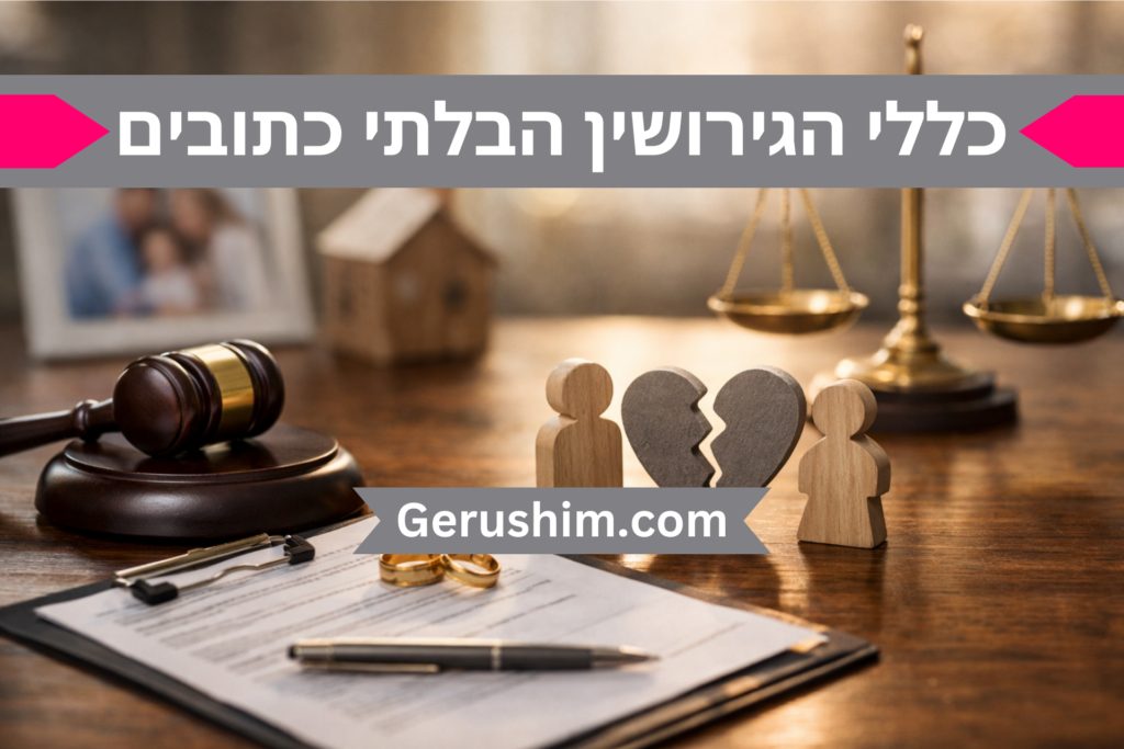כללי הגירושין הבלתי כתובים