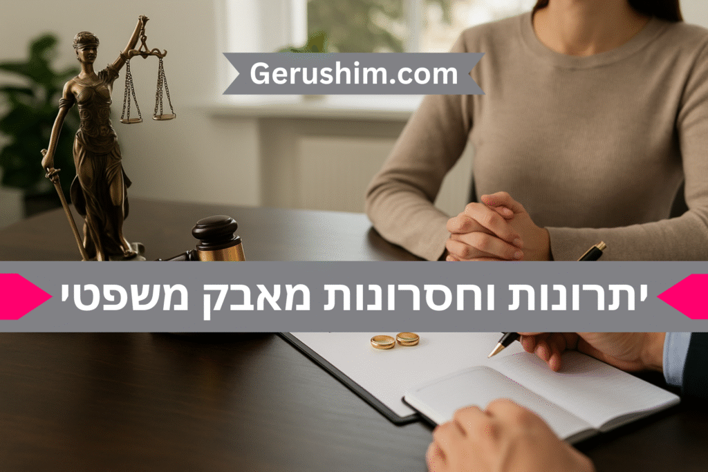 יתרונות וחסרונות מאבק משפטי