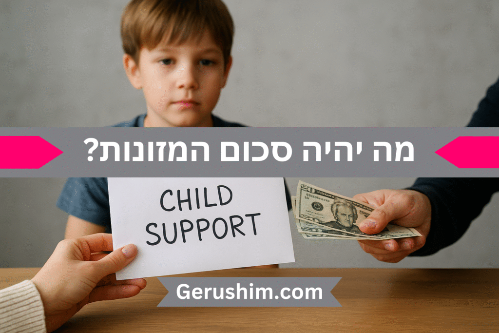 מה יהיה סכום המזונות?