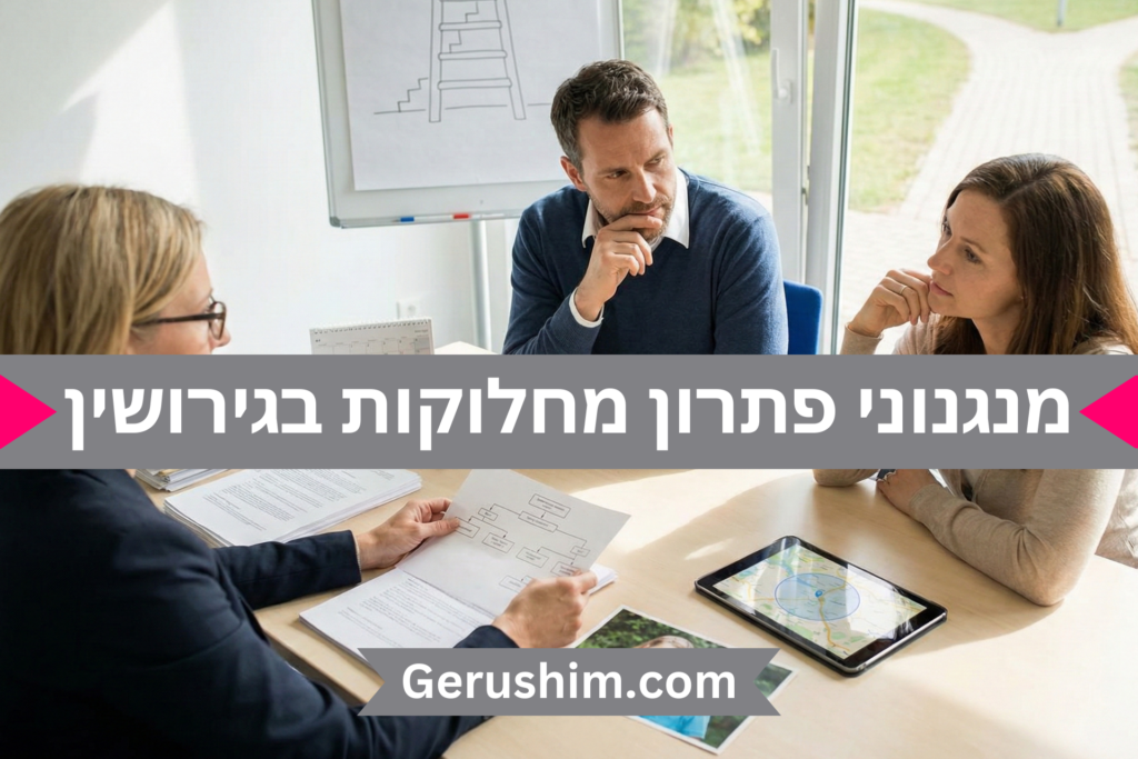 מנגנוני פתרון מחלוקות בגירושין