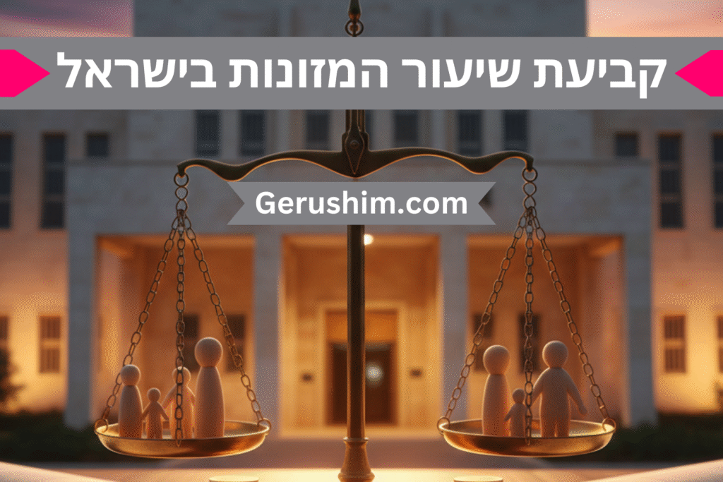 קביעת שיעור המזונות בישראל