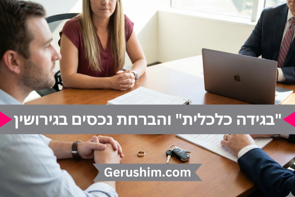 "בגידה כלכלית" והברחת נכסים בגירושין