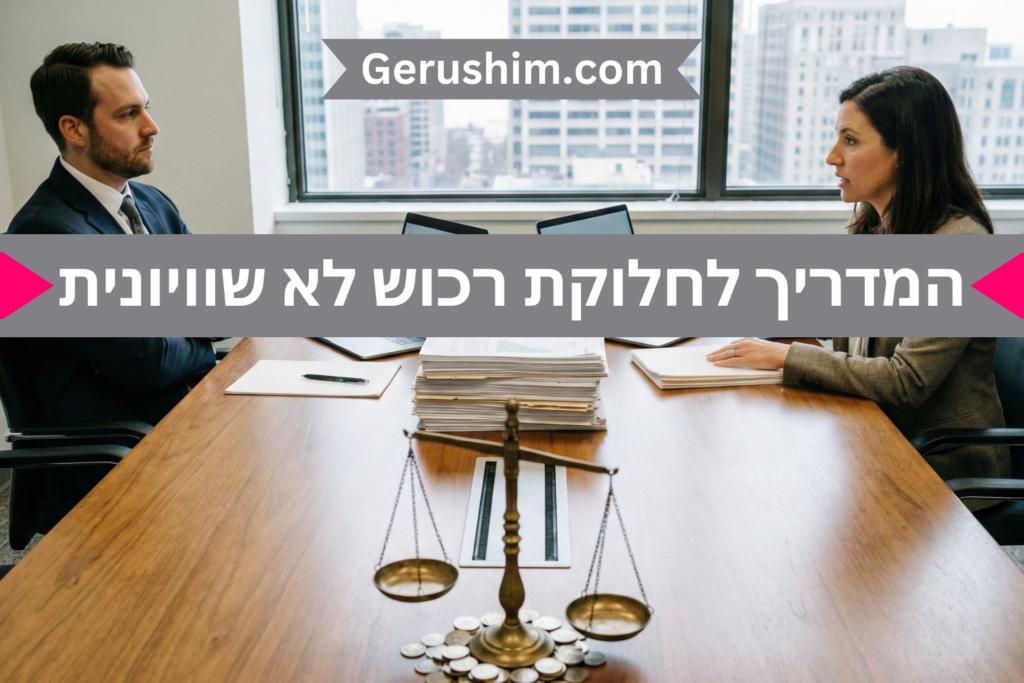 המדריך לחלוקת רכוש לא שוויונית בגירושין