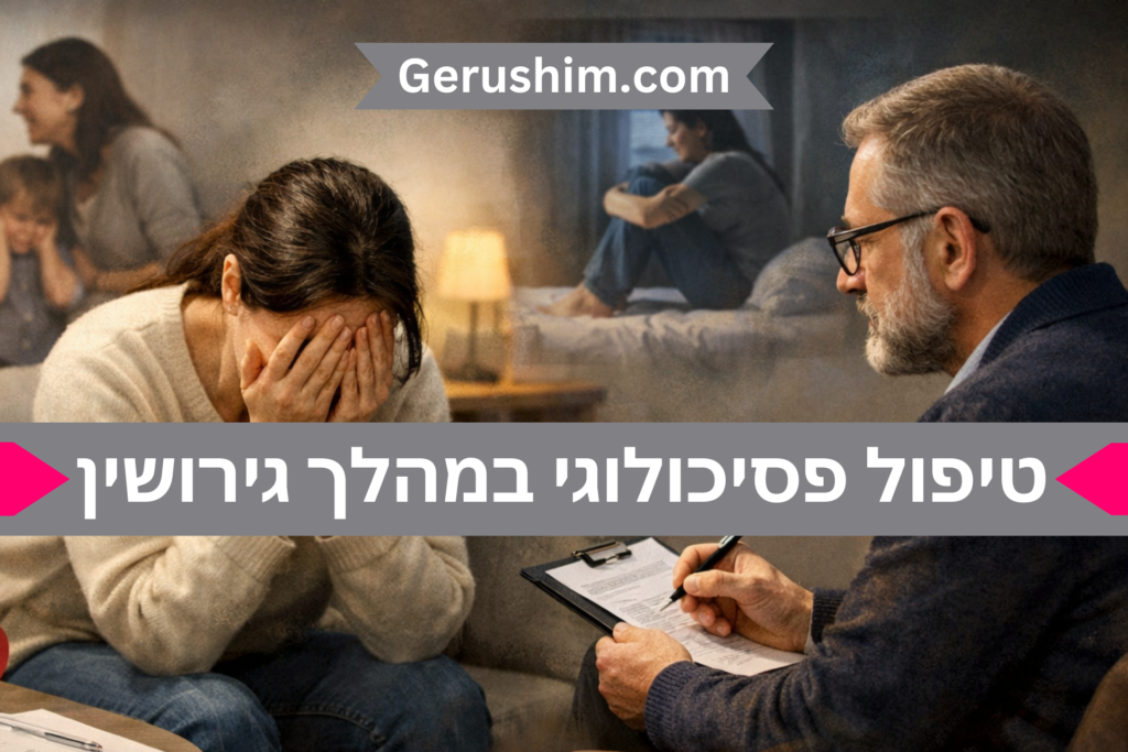 טיפול פסיכולוגי במהלך גירושין