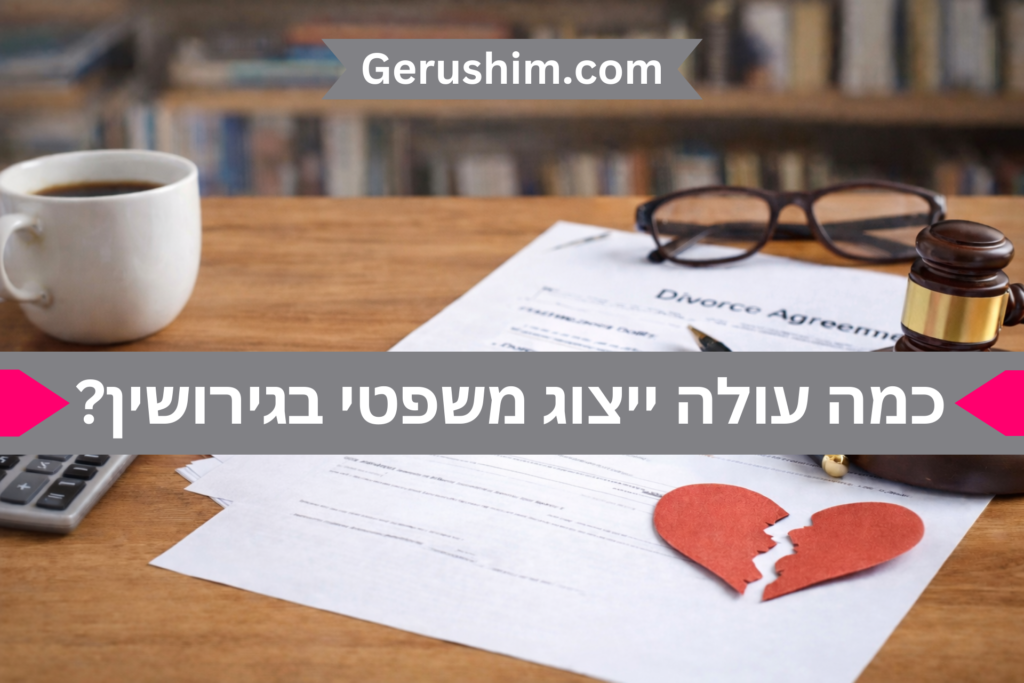 כמה עולה ייצוג משפטי בגירושין בישראל?