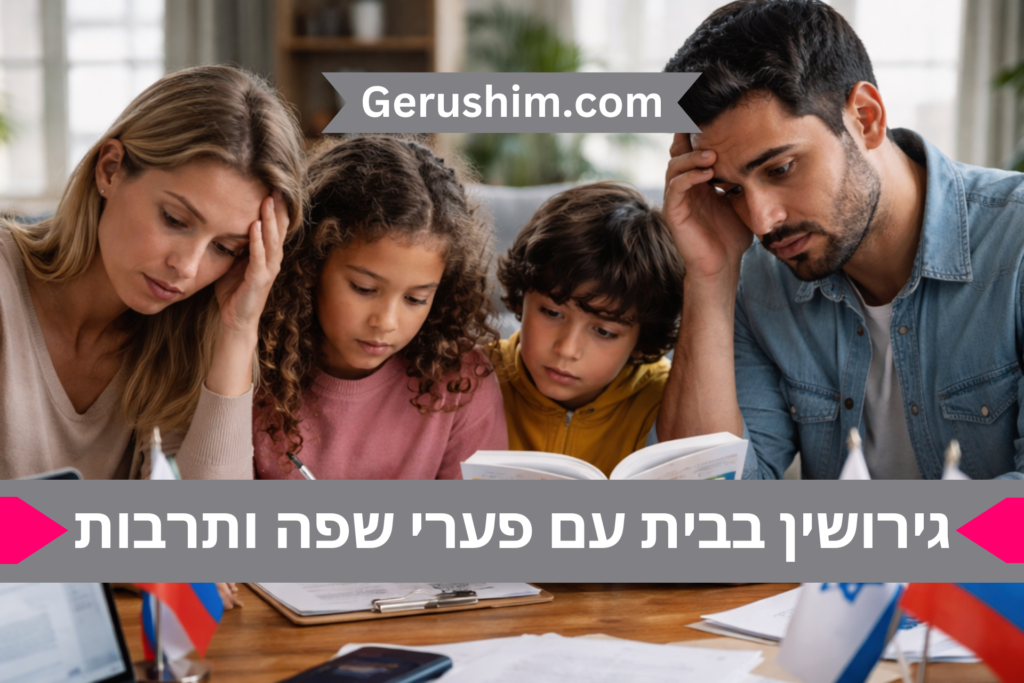 גירושין בבית עם פערי שפה ותרבות