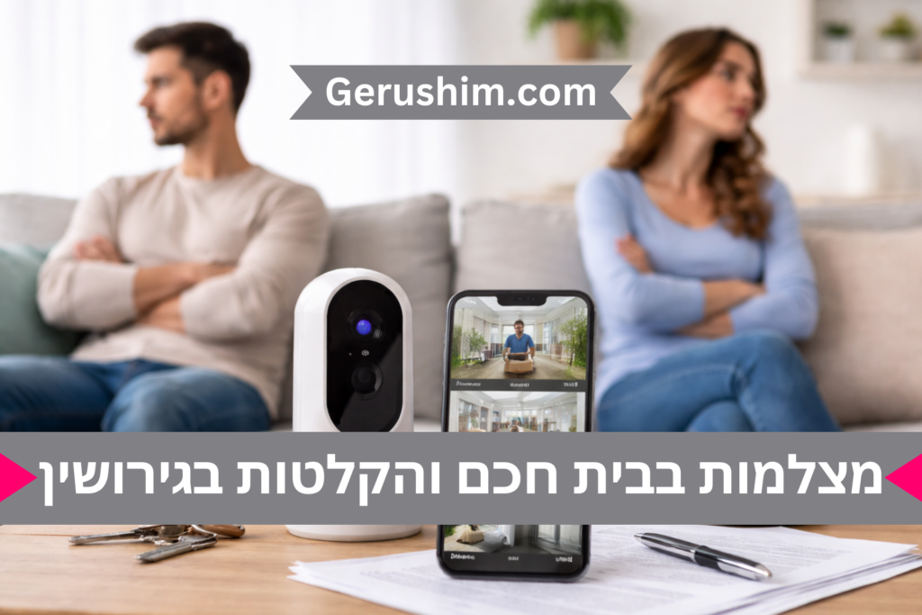 מצלמות בבית חכם והקלטות בגירושין