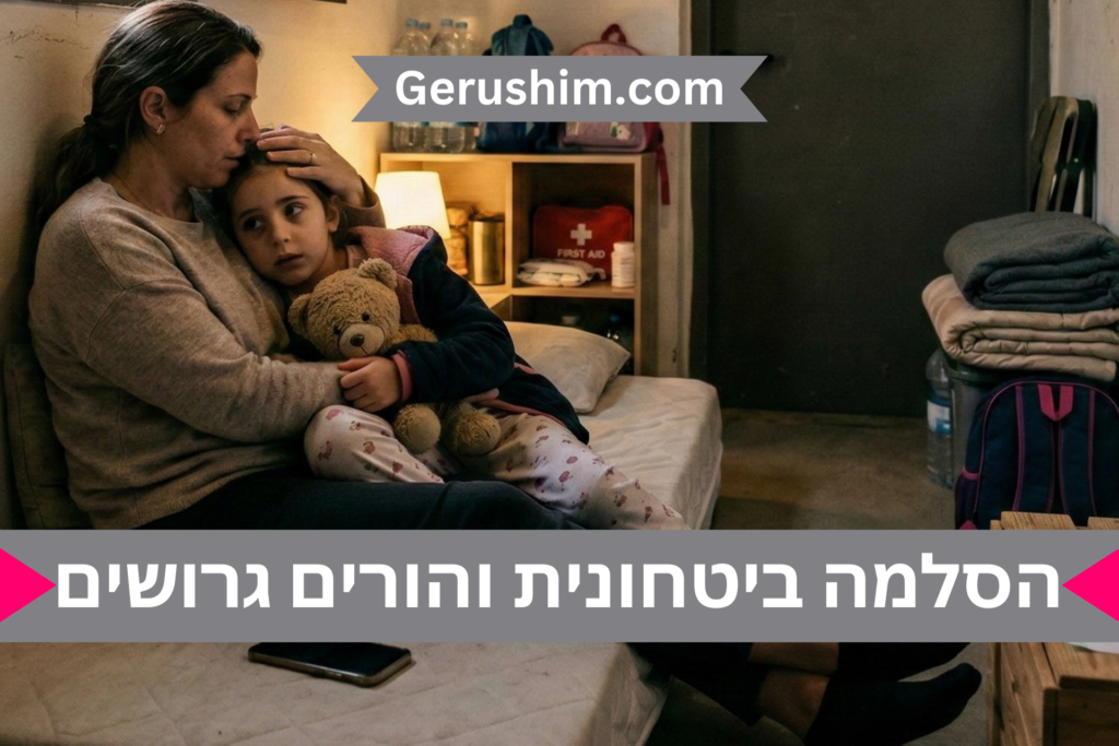 הסלמה ביטחונית והורים גרושים