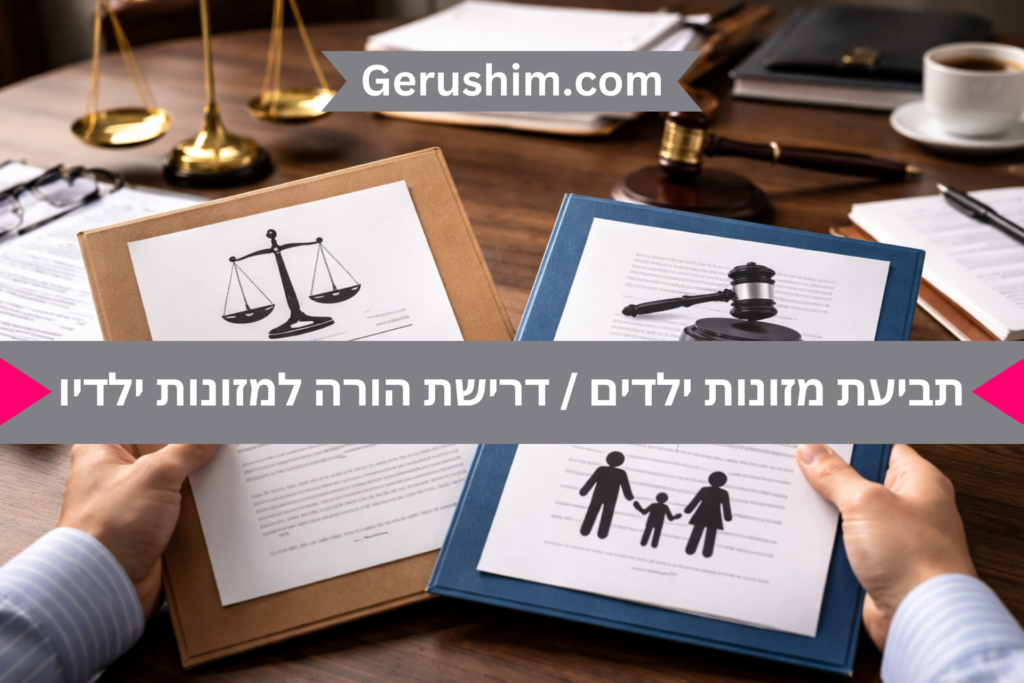 תביעת מזונות ילדים לעומת דרישת הורה למזונות ילדיו