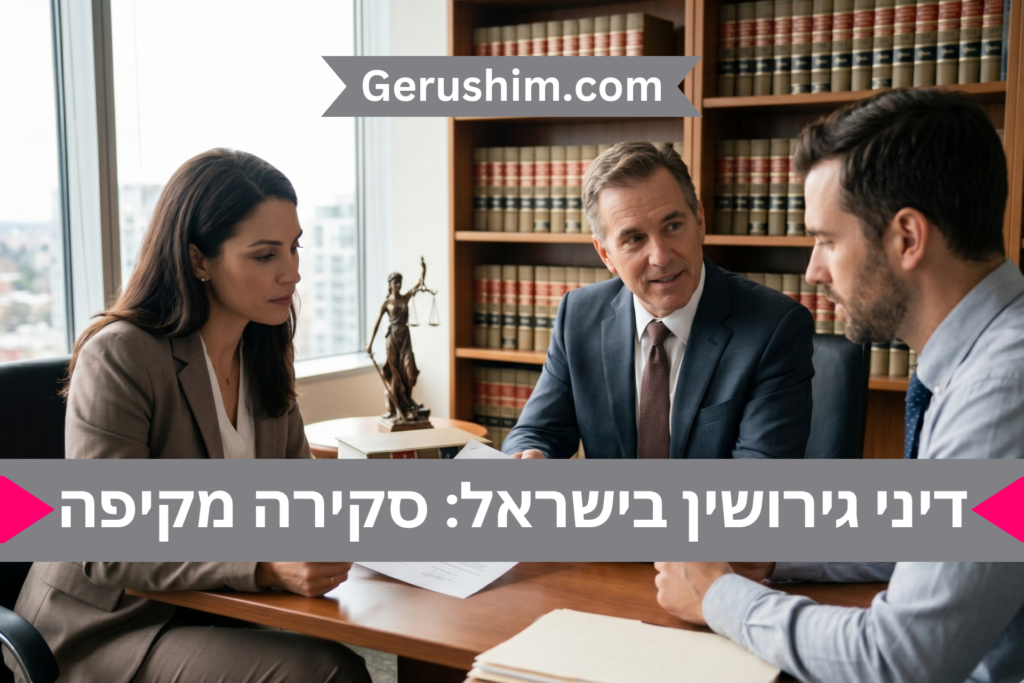 דיני גירושין בישראל: סקירה מקיפה