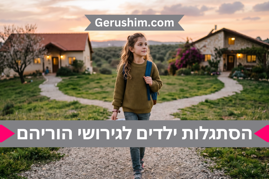 הסתגלות ילדים לגירושי הוריהם