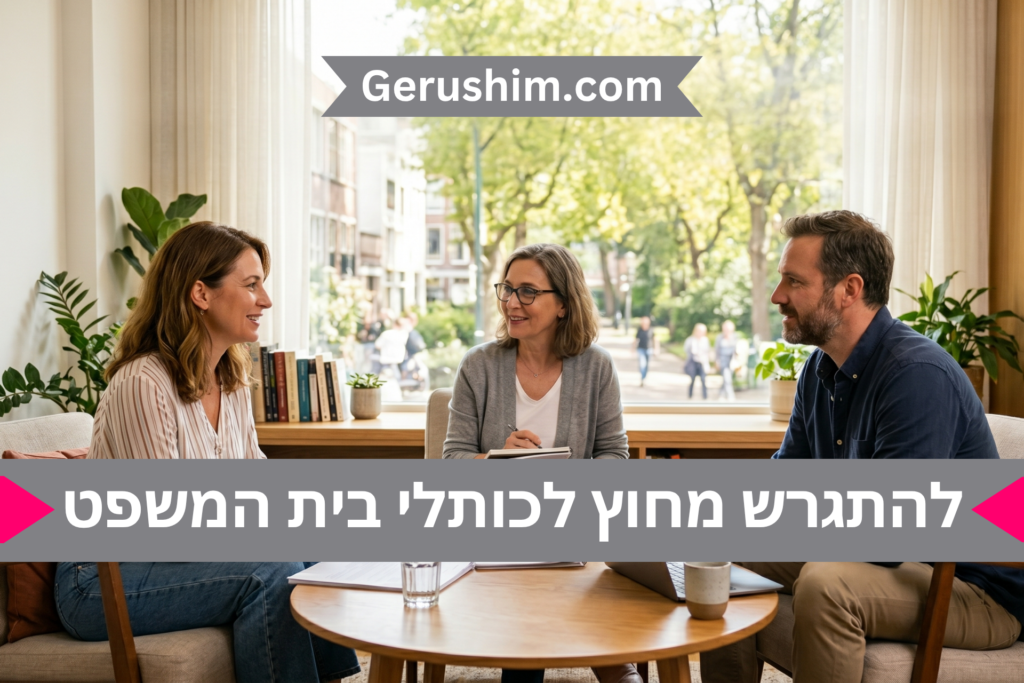 להתגרש מחוץ לכותלי בית המשפט