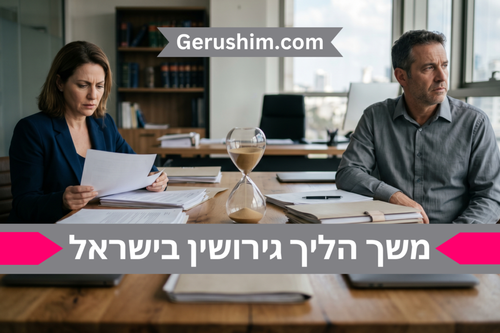 משך הליך גירושין בישראל