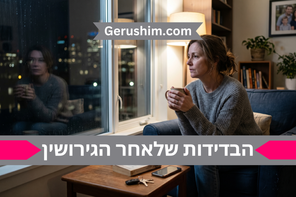 הבדידות שלאחר הגירושין