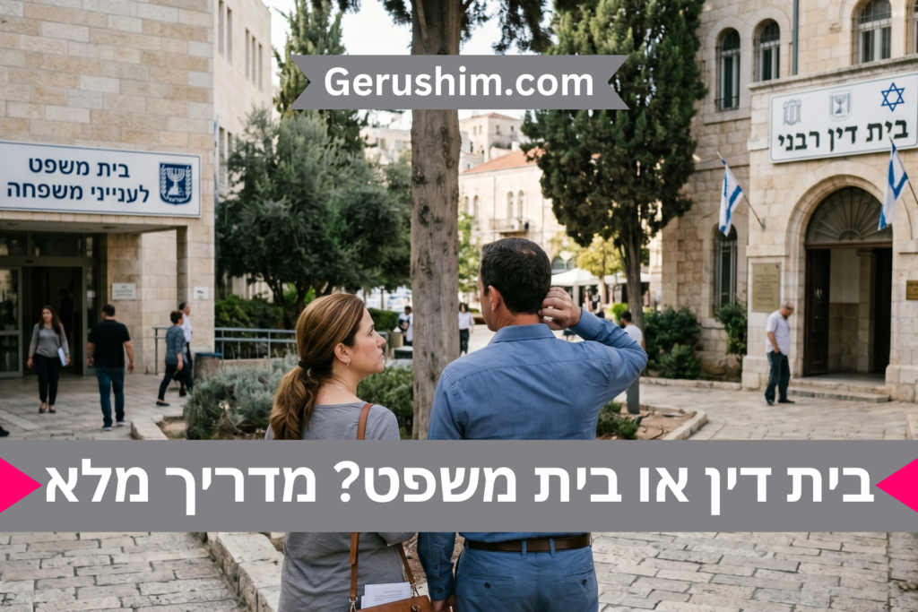 בית דין או בית משפט? מדריך מלא
