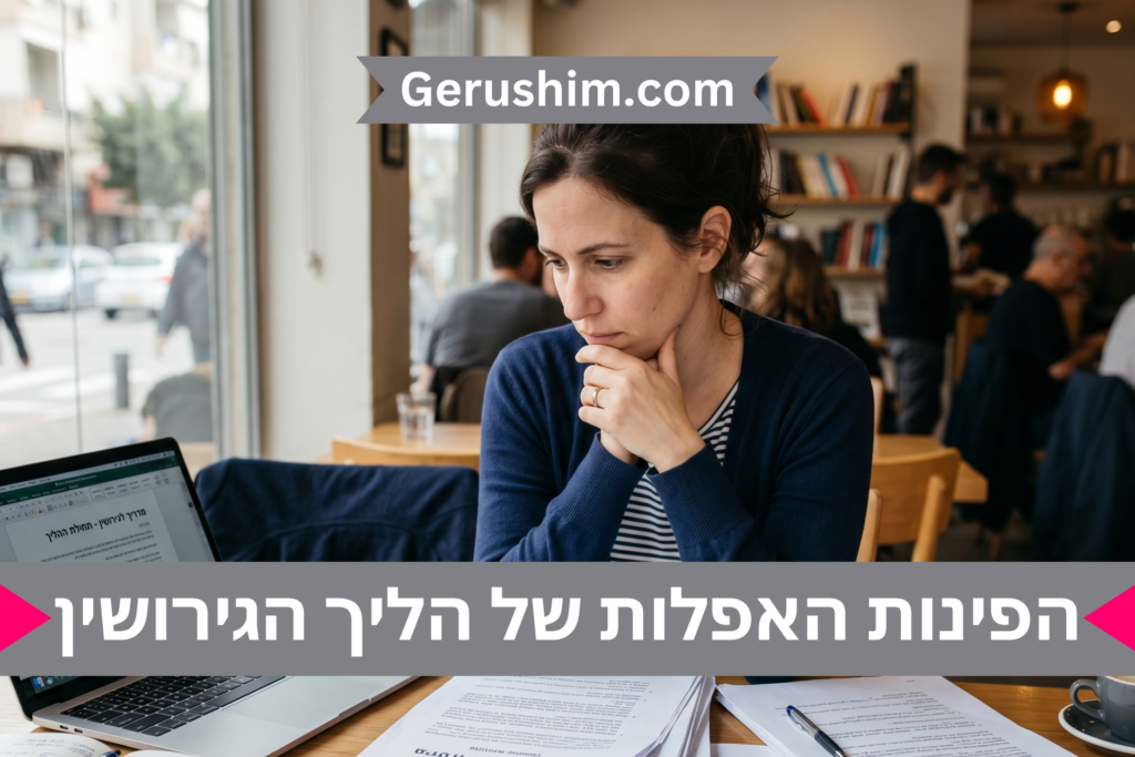 הפינות האפלות של הליך הגירושין