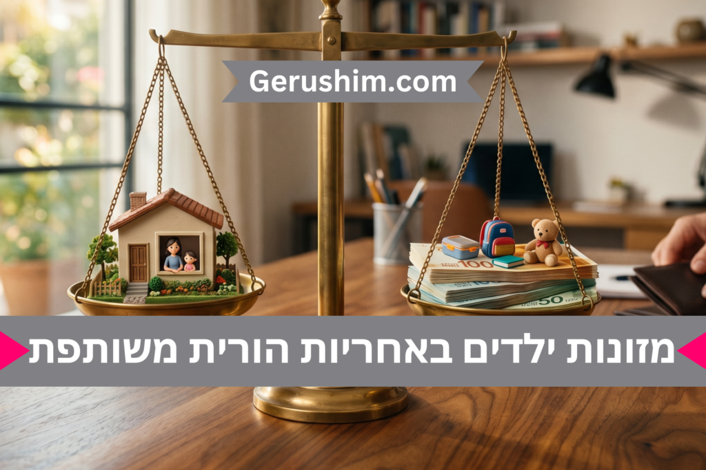 דמי מזונות ילדים באחריות הורית משותפת