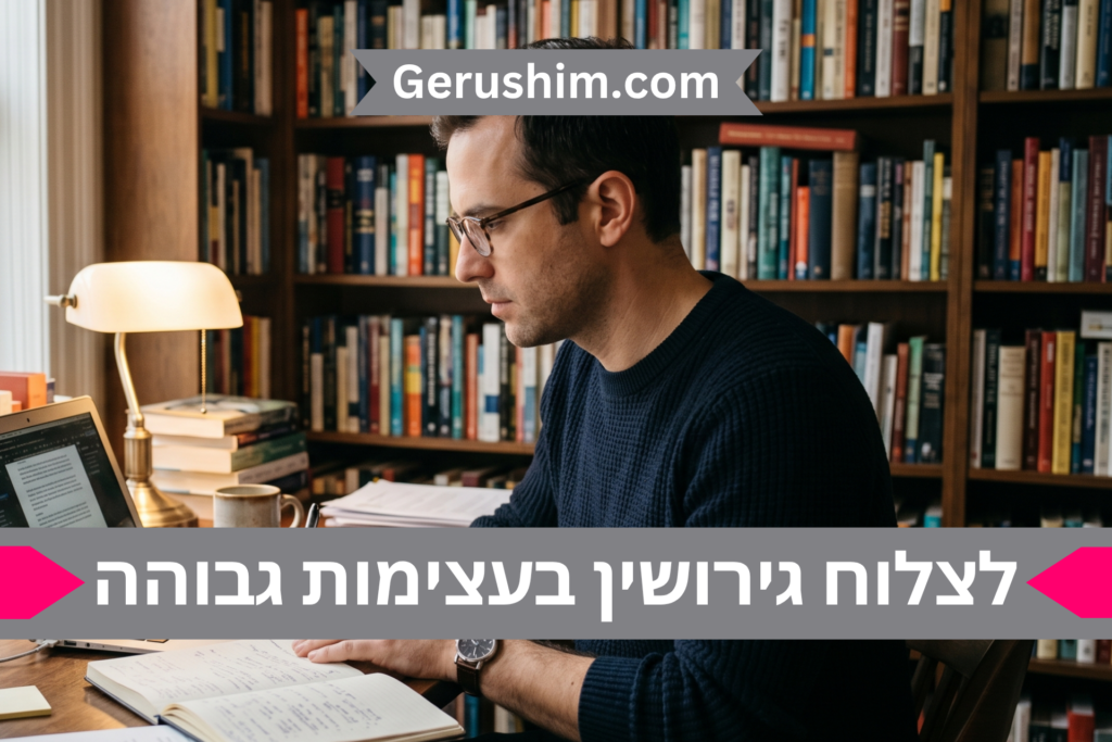 לצלוח גירושין בעצימות גבוהה