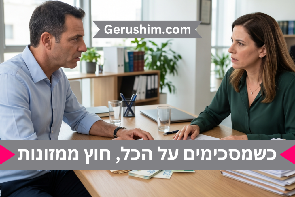 כשמסכימים על הכל, חוץ ממזונות